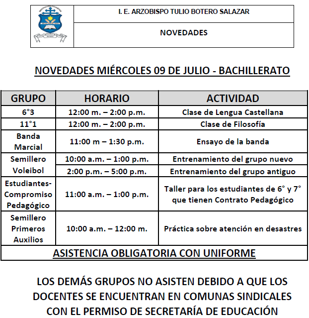 Horario